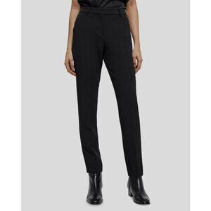 NWT The Kooples Classic Crepe Stretch Dress Pants Professional Black FR 40 US 8